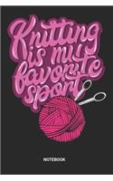 Knitting Sport Notebook