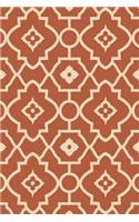 Morrocan Design College Ruled Notebook: College Ruled Notebook 6 X 9: College Ruled Notebook 130 Pages