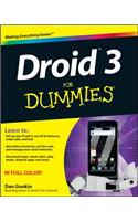 Droid 3 For Dummies