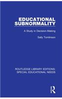 Educational Subnormality