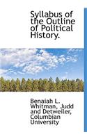 Syllabus of the Outline of Political History.