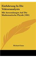 Einfuhrung In Die Vektoranalysis