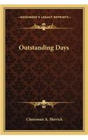 Outstanding Days