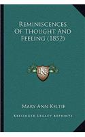 Reminiscences Of Thought And Feeling (1852)