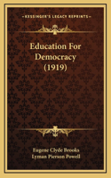 Education For Democracy (1919)