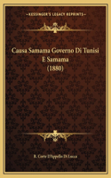 Causa Samama Governo Di Tunisi E Samama (1880)