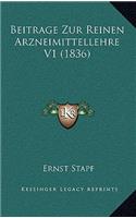 Beitrage Zur Reinen Arzneimittellehre V1 (1836)
