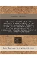 The Key of History, Or, a Most Methodical Abridgement of the Four Chief Monarchies Babylon, Persia, Greece and Rome, Being a General and Compendious Chronicle from the Floud, Digested Into Three Books (1661)