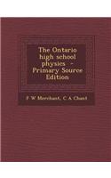 The Ontario High School Physics: (English)