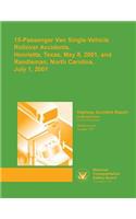 Highway Accident Report: 15-Passenger Van Single-Vehicle Rollover Accidents, Henrietta, Texas, May 8, 2001, and Randleman, North Carolina, July 1, 2001(English)
