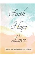 Bible Study and Sermon Notes Journal