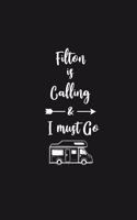 Filton is Calling and I Must Go: 6''x9'' Lined Writing Notebook Journal, 120 Pages, Best Novelty Birthday Santa Christmas Gift For Friends, Fathers, ... Cover With White Quote and W
