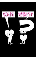 Wait, What?: Funny Grammar Lined Notebook Journal Diary 6x9