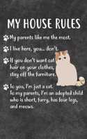 My House Rules Notebook Journal