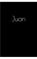 Juan: Notebook / Journal / Diary - 6 x 9 inches (15,24 x 22,86 cm), 150 pages. Personalized for Juan.