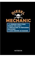 Diesel Mechanic Notebook