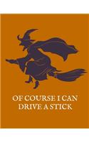 Of Course I Can Drive a Stick: Halloween coloring book for adults and kids, Halloween Adult Coloring Book, with Beautiful Flowers, Adorable Animals, ... and Relaxing, Perfect gift