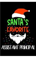 Santa's Favorite Assistant Principal: Christmas Notebook Planner, Happy Holidays Journal, Party Organizer, Address Book, Shopping List and Budget Tracker For Vice Principals