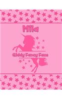 Mila Giddy Fancy Face: Personalized Draw & Write Book with Her Unicorn Name - Word/Vocabulary List Included for Story Writing
