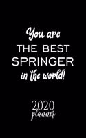 You Are The Best Springer In The World! 2020 Planner