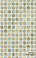 Gold Dots Bullet Journal