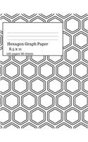 Hexagon Graph Paper: Hexagonal Paper Notebooks, Large Hexagon, Graph Paper Hexagon, 160 Pages/ 80 Sheets, 8.5 X 11 Size. White Theme