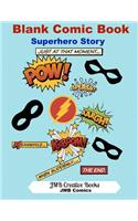 Blank Comic Book Superhero Story