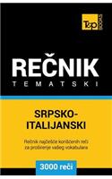 Srpsko-Italijanski Tematski Recnik - 3000 Korisnih Reci