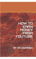 How to Earn Money from Youtube