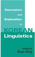 Description and Explanation in Korean Linguistics