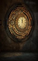 Daily Organizer and Planner: 150 Days, 8x10 Journal Notebook With Steampunk Clock