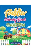 Toddler Coloring Book: Garden, Activity Book for Kids Ages 2-4