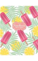 Notebook Dot-Grid: Summer Aloha Cover: Notebook For Journaling, Doodling, Creative Writing, School Notes, and Capturing Ideas, Composition Notebook, 120 Dot pages, Per