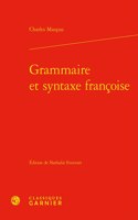 Grammaire Et Syntaxe Francoise