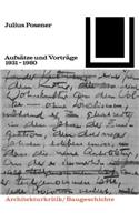 Aufsätze Und Vorträge 1931-1980