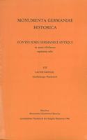 Sachsenspiegel. Quedlinburger Handschrift