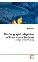 The Geographic Migration of Rural Honor Students