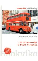 List of Bus Routes in South Yorkshire: (English)