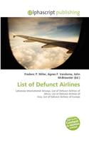 List of Defunct Airlines