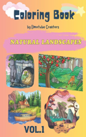 Coloring Book of Natural Landscapes