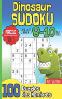 Dinosaur Sudoku Enfants 8-10 Ans
