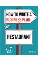 How To Write A Business Plan For Restaurant