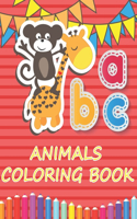 ABC Animals Coloring Books for Kids 2-5