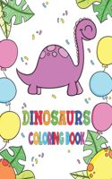 Dinosaurs Coloring Book: First Coloring Book For Kids