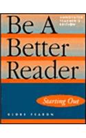 Be a Better Reader Getting Ready