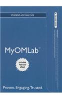 Mylab Operations Management with Pearson Etext -- Access Card -- For Introduction to Operations and Supply Chain Management: With Pearson Etext