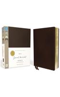 NIV, Journal the Word Bible, Genuine Leather, Brown: Reflect, Journal, or Create Art Next to Your Favorite Verses: Reflect, Journal, or Create Art Next to Your Favorite Verses