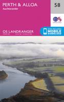 Perth & Alloa, Auchterarder: (058 OS Landranger Map)
