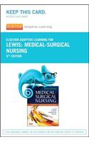 Elsevier Adaptive Learning for Medical-surgical Nursing Access Card