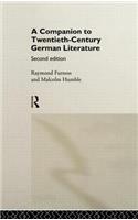 Companion to Twentieth-Century German Literature